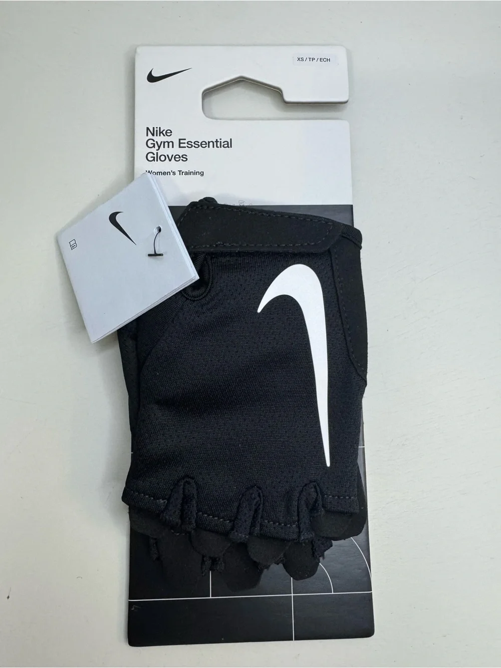 Nike Women's Training Gloves in Black with White Swoosh